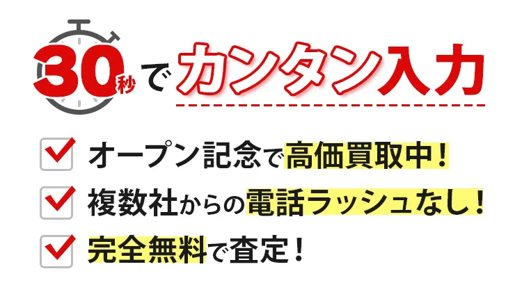 30秒でカンタン入力